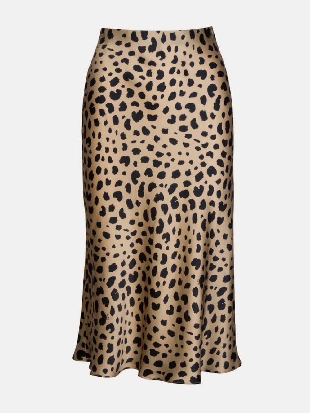 Realisation Par Leopard-Print Midi Skirt in Beige and Black